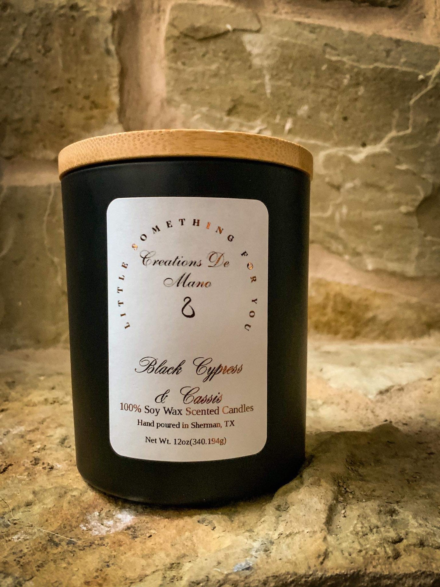 Black Cypress & Cassis Candle